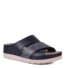 G1742B Woman Anatomic Slipper VESNA Black G1742B Woman Anatomic Slipper VESNA Black