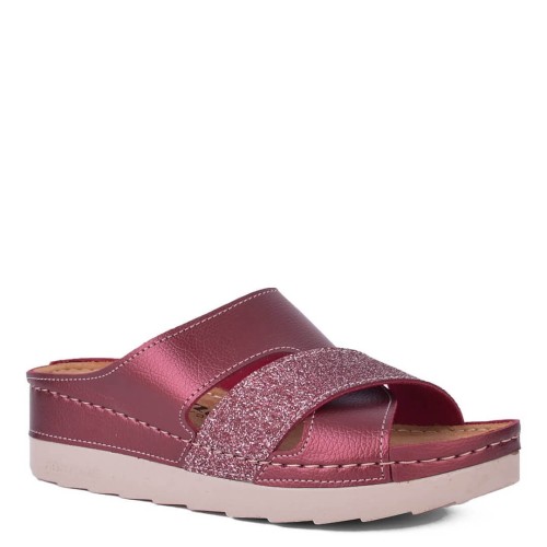 G1742BΟ Woman Anatomic Slipper VESNA Bordeaux G1742BΟ Woman Anatomic Slipper VESNA Bordeaux