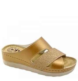 G1742G Woman Anatomic Slipper VESNA Gold G1742G Woman Anatomic Slipper VESNA Gold