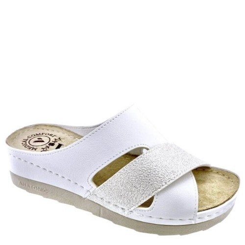 G1742W Woman Anatomic Slipper VESNA White G1742W Woman Anatomic Slipper VESNA White