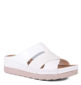 G1742W Woman Anatomic Slipper VESNA White G1742W Woman Anatomic Slipper VESNA White