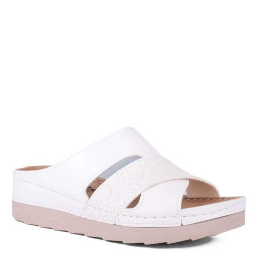 G1742W Woman Anatomic Slipper VESNA White G1742W Woman Anatomic Slipper VESNA White