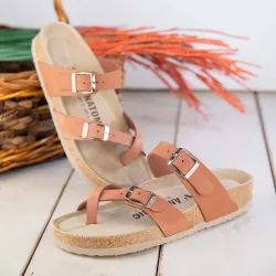 G1779K Γυναικεία Ανατομική Παντόφλα VESNA Κεραμιδί