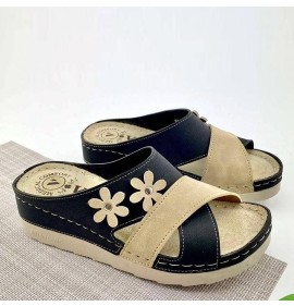 G1781B Women's Anatomical Slipper VESNA Black G1781B Women's Anatomical Slipper VESNA Black