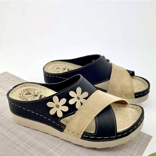 G1781B Women's Anatomical Slipper VESNA Black G1781B Women's Anatomical Slipper VESNA Black