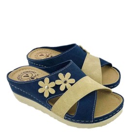 G1781BL Women's Anatomical Slipper VESNA Blue G1781BL Women's Anatomical Slipper VESNA Blue