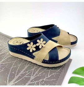 G1781BL Women's Anatomical Slipper VESNA Blue G1781BL Women's Anatomical Slipper VESNA Blue