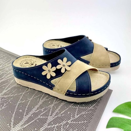 G1781BL Women's Anatomical Slipper VESNA Blue G1781BL Women's Anatomical Slipper VESNA Blue