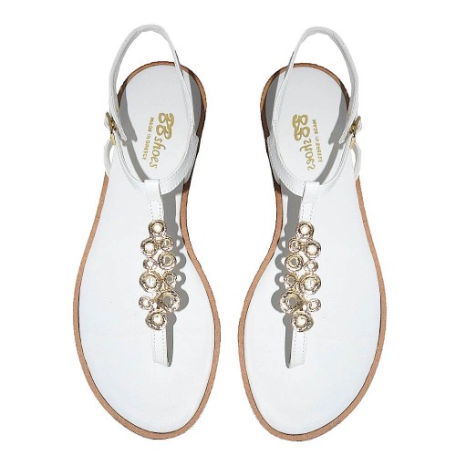 G1788W Women's Oversized Sandal BBSHOES White G1788W Women's Oversized Sandal BBSHOES White