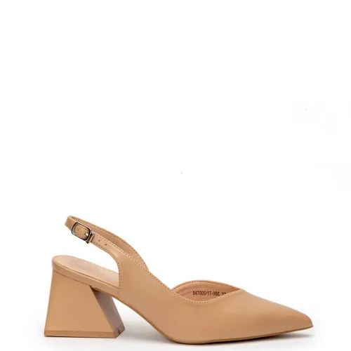 G1846BE Γυναικείο Slingback BETSY Μπεζ