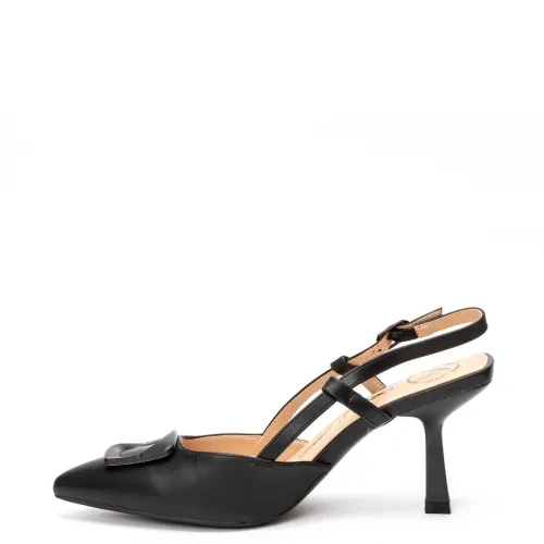 G1847B Γυναικείο Slingback BETSY Μαύρο