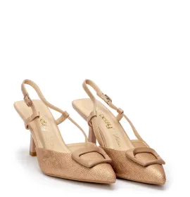 G1847BE Γυναικείο Slingback BETSY Μπεζ