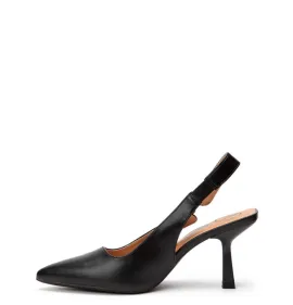 G1848B Γυναικείο Slingback BETSY Μαύρο