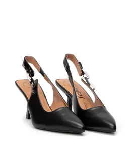 G1848B Γυναικείο Slingback BETSY Μαύρο