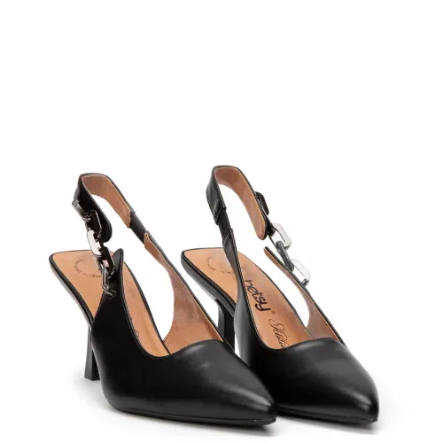 G1848B Γυναικείο Slingback BETSY Μαύρο