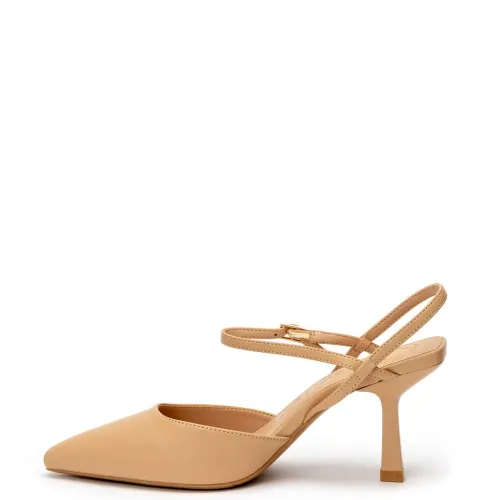 G1849BE Γυναικείο Slingback BETSY Μπεζ