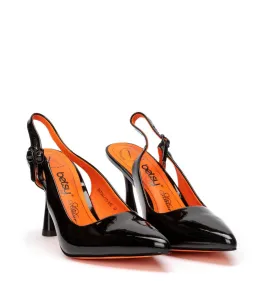 G1851B Γυναικείο Slingback BETSY Μαύρο