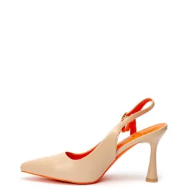 G1851BE Γυναικείο Slingback BETSY Μπεζ