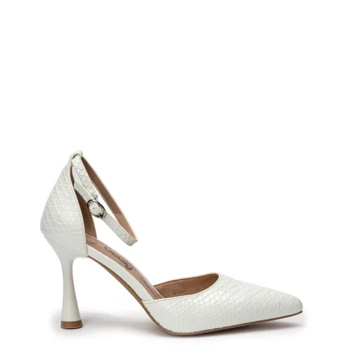 G1852W Γυναικεία Γόβα BETSY Λευκό