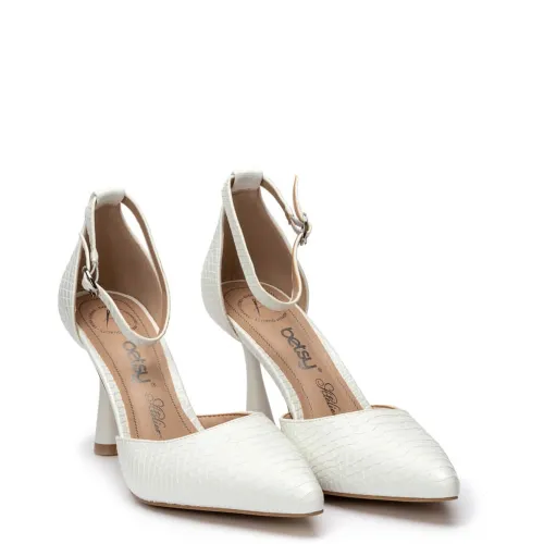 G1852W Γυναικεία Γόβα BETSY Λευκό