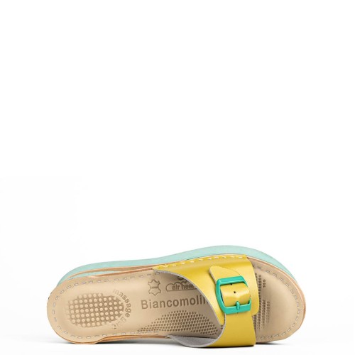G1875Y Women's Anatomic Slipper Biancomolina Yellow G1875Y Women's Anatomic Slipper Biancomolina Yellow
