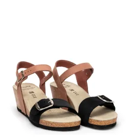 G1898B Γυναικεία Πλατφόρμα  Vesna Μαύρο