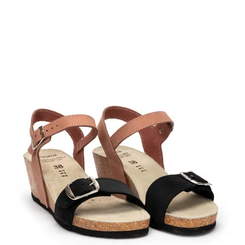 G1898B Γυναικεία Πλατφόρμα  Vesna Μαύρο