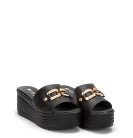 G1902B Γυναικεία Παντόφλα BLONDIE Μαύρο