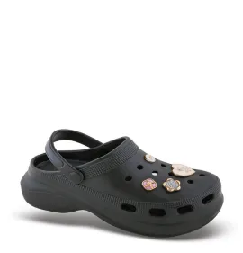 G1904B Γυναικείο Σαμπό Θαλάσσης CUBANITAS Μαύρο