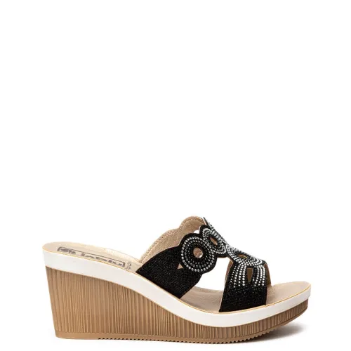 G1908B Women's Anatomic Slippers INBLU Black G1908B Women's Anatomic Slippers INBLU Black