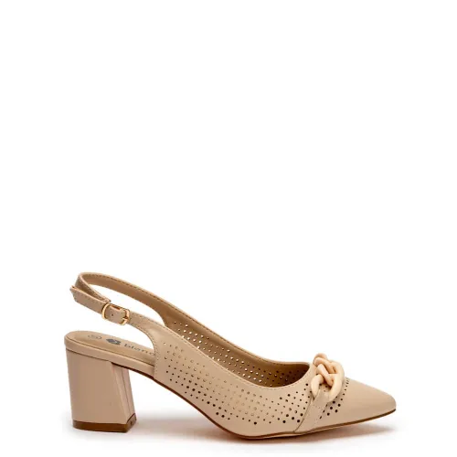 G1916BE Γυναικείο SlingBack BLONDIE Μπεζ G1916BE Γυναικείο SlingBack BLONDIE Μπεζ