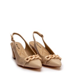G1916BE Γυναικείο SlingBack BLONDIE Μπεζ
