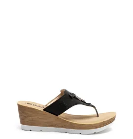 G1937B Γυναικεία Ανατομική Παντόφλα INBLU Μαύρο