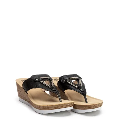 G1937B Women's Anatomic Slippers INBLU Black G1937B Women's Anatomic Slippers INBLU Black