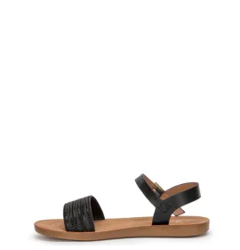 G1993B Γυναικείο Πέδιλο ZAK SHOES Μαύρο