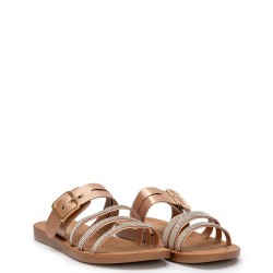 G1994CO Γυναικεία Παντόφλα ZAK SHOES Χαλκός