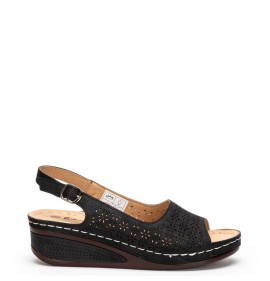 G1995B Γυναικείο Ανατομικό Πέδιλο ZAK SHOES Μαύρο G1995B Γυναικείο Ανατομικό Πέδιλο ZAK SHOES Μαύρο