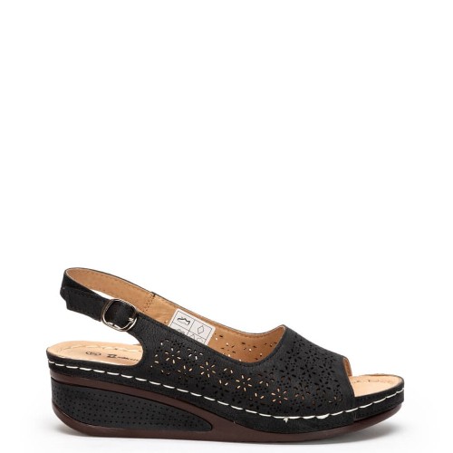 G1995B Women's Anatomic Sandal  ZAK SHOES Black G1995B Women's Anatomic Sandal  ZAK SHOES Black