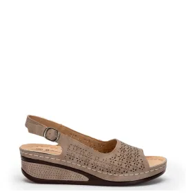 G1995P Γυναικείο Ανατομικό Πέδιλο ZAK SHOES Πούρο