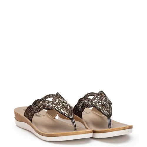 G2004B Women's Anatomic Slippers INBLU Black G2004B Women's Anatomic Slippers INBLU Black