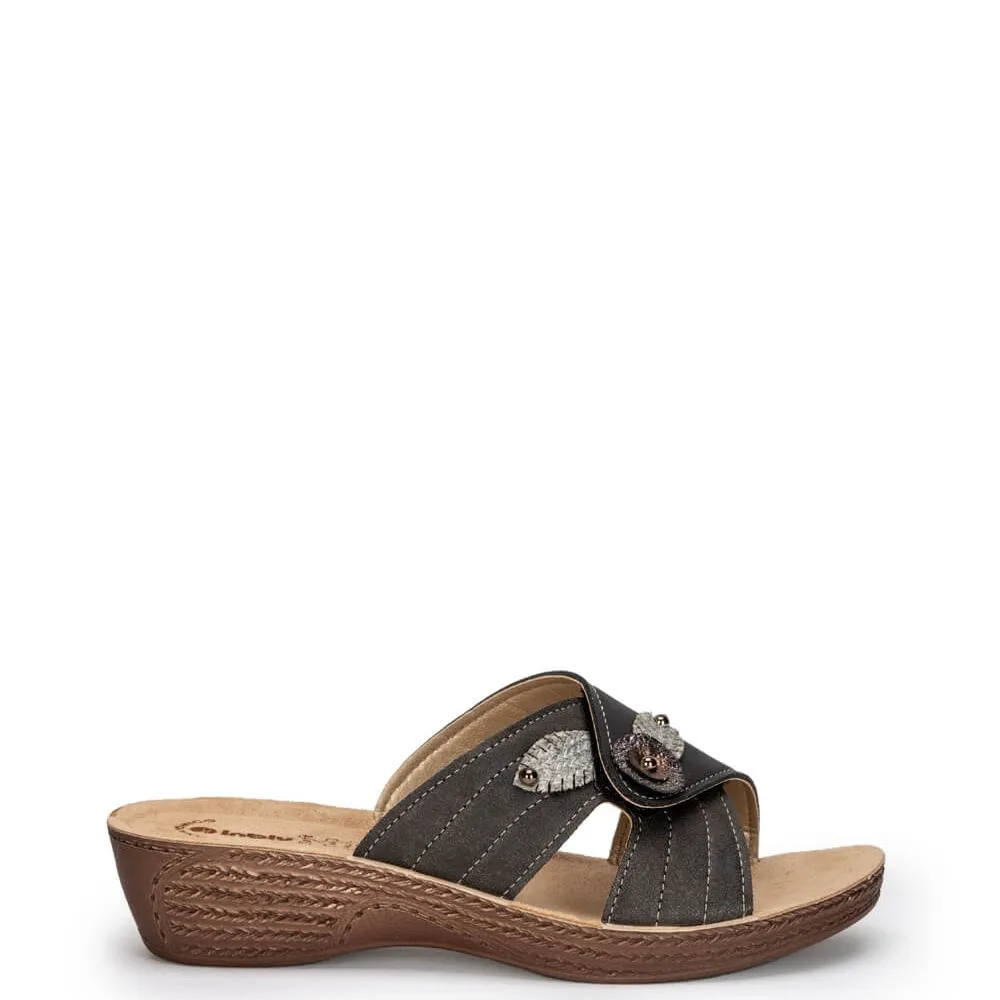 G2005B Women's Anatomic Slippers INBLU Black G2005B Women's Anatomic Slippers INBLU Black