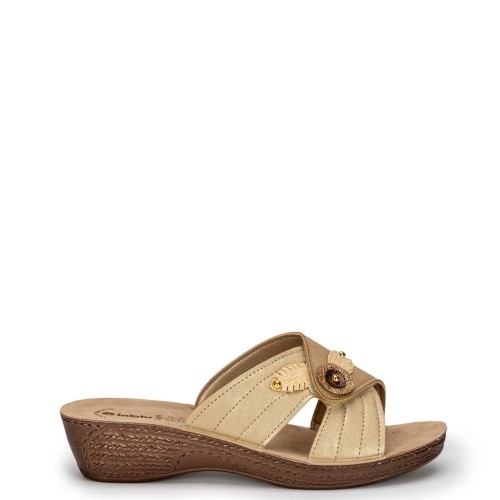G2005BE Women's Anatomic Slippers INBLU Beige G2005BE Women's Anatomic Slippers INBLU Beige