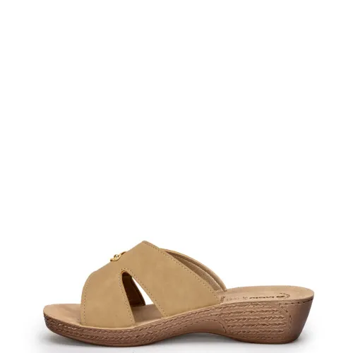 G2005BE Women's Anatomic Slippers INBLU Beige G2005BE Women's Anatomic Slippers INBLU Beige