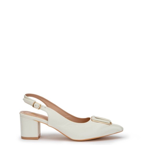 G2007W Women's Slingback ZAK SHOES White G2007W Women's Slingback ZAK SHOES White