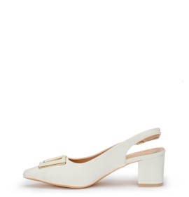 G2007W Women's Slingback ZAK SHOES White G2007W Women's Slingback ZAK SHOES White