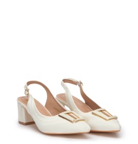 G2007W Women's Slingback ZAK SHOES White G2007W Women's Slingback ZAK SHOES White