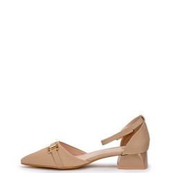 G2008N Γυναικείο Slingback ZAK SHOES Νουντ