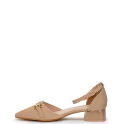 G2008N Γυναικείο Slingback ZAK SHOES Νουντ