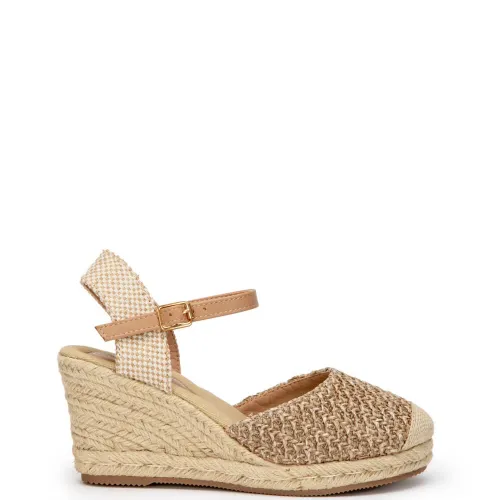 G2009BE Women's Espadrilles-Platform ZAK SHOES Beige