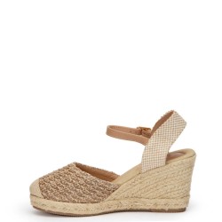 G2009BE Γυναικεία Εσπαντρίγια-Πλατφόρμα ZAK SHOES Μπεζ